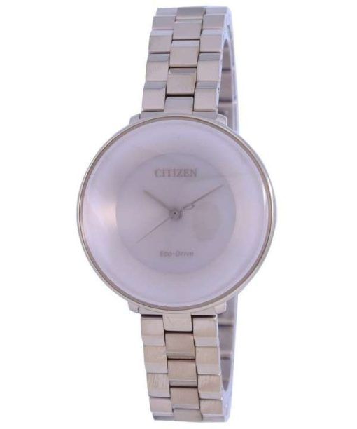 Citizen Rose Gold Tone Stainless Steel Eco-Drive EM0603-89X Women's Watch