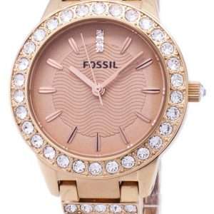 Fossil Jesse Crystal Rose Gold Tone ES3020 Womens Watch