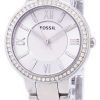 Fossil Virginia Three-Hand Crystal ES3282 Womens Watch
