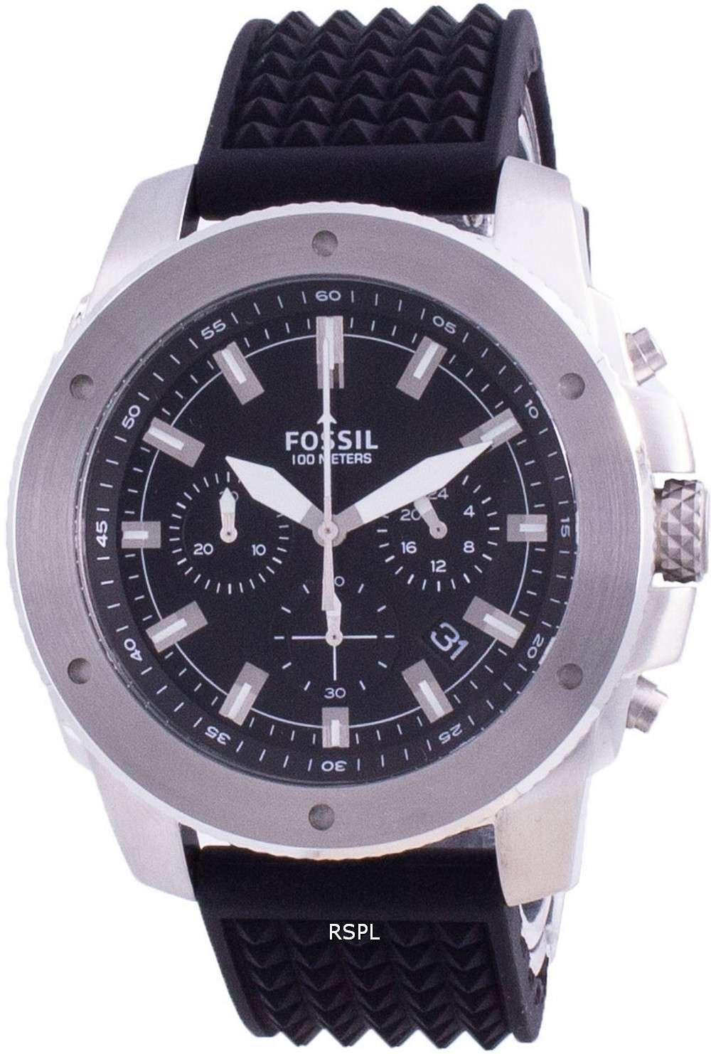 Fossil Mega Machine Chronograph Quartz FS5715 100M Mens Watch