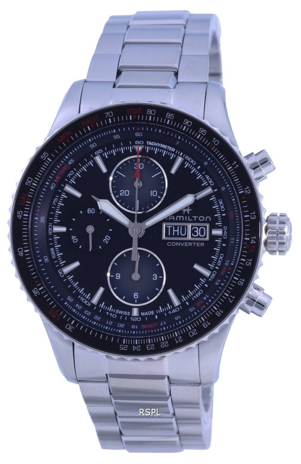 Hamilton Khaki Aviation Converter Chronograph Automatic H76726130 100M Men's Watch