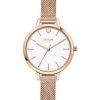 Oui & Me Petite Amourette White Dial Rose Gold Tone Stainless Steel Quartz ME010051 Women's Watch