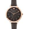 Oui & Me Amourette Black Mop Dial Leather Strap Quartz ME010099 Women's Watch