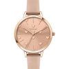 Oui & Me Petite Amourette Rose Gold Sunray Dial Leather Strap Quartz ME010106 Women's Watch