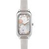 Oui & Me Finette Silver Sunray Dial Leather Strap Quartz ME010121 Women's Watch