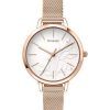 Oui & Me Fleurette White Dial Rose Gold Tone Stainless Steel Quartz ME010134 Women's Watch