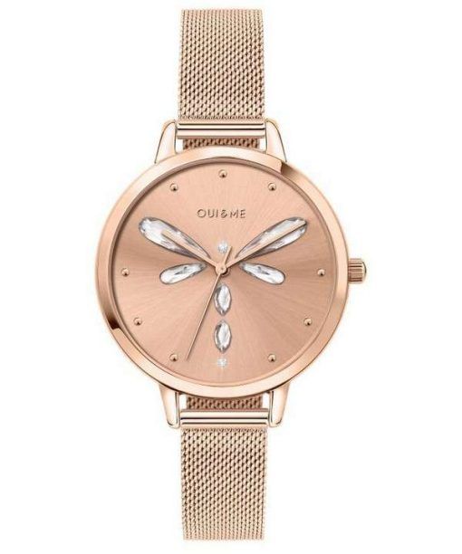 Oui & Me Amourette Rose Gold Tone Stainless Steel Quartz ME010138 Women's Watch