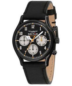 Sector 660 Black Dial Leather Strap Quartz R3251517001 Men's Watch