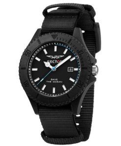 Sector Save The Ocean Black Matt Dial Quartz R3251539002 Men's Watch