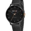 Sector 370 Black With Sandblast Dial Quartz R3253522005 Men's Watch