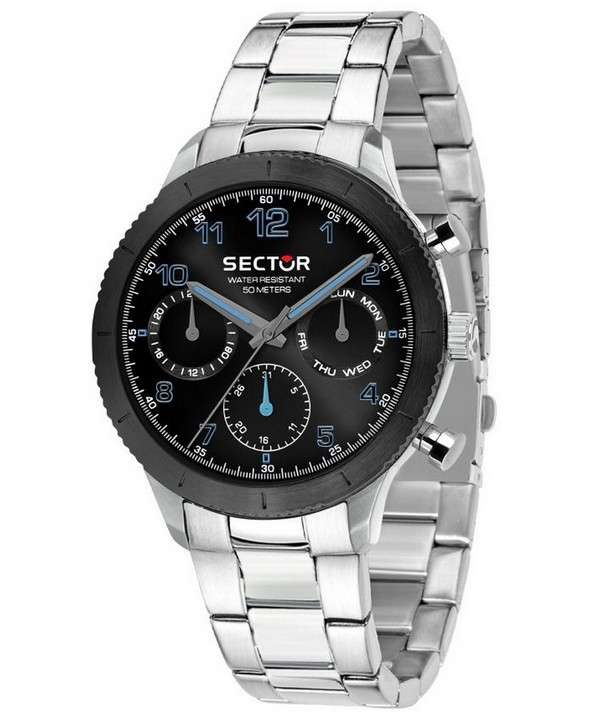 Sector 270 Black Dial Stainless Steel Quartz R3253578011 Men's Watch