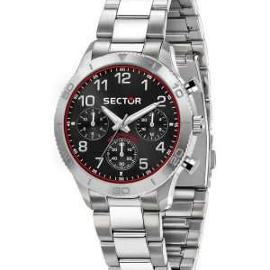 Sector 270 Chronograph Black Sunray Dial Stainless Steel Quartz R3253578017 Men's Watch