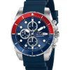 Sector 450 Chronograph Blue Sunray Dial Silicon Strap Quartz R3271776010 100M Men's Watch