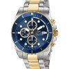 Sector 450 Chronograph Blue Sunray Dial Two Tone Stainless Steel Quartz R3273776001 100M Men's Watch
