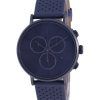 Timex Fairfield Supernova Chronograph Function Black Dial Leather Strap Quartz TW2R97800 Men's Watch