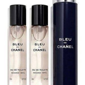 Bleu De Chanel Eau De Toilette Twist And Spray 3x20 ML For Men (3145891078107)