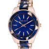 Anne Klein Two Tone Stainless Steel Blue Dial Quartz 3214RGNV Womens Watch