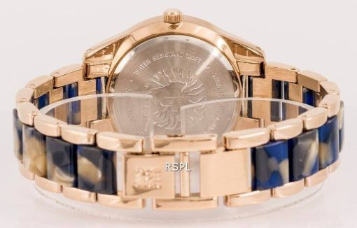 Anne Klein Two Tone Stainless Steel Blue Dial Quartz 3214RGNV Womens Watch