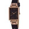 Anne Klein Classic Leather Black Dial Quartz 3752RGBK Womens Watch