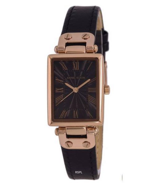 Anne Klein Classic Leather Black Dial Quartz 3752RGBK Womens Watch