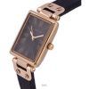 Anne Klein Classic Leather Black Dial Quartz 3752RGBK Womens Watch