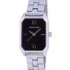 Anne Klein Stainless Steel Black Dial Quartz 3775BKSV Womens Watch