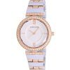 Anne Klein Crystal Accents Silver Dial Quartz 3903SVRT Womens Watch