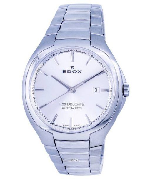 Edox Les Bemonts Stainless Steel Silver Dial Automatic 801143AIN 80114 3 AIN Mens Watch