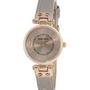 Anne Klein Leather Taupe Dial Quartz 9442RGTP Womens Watch