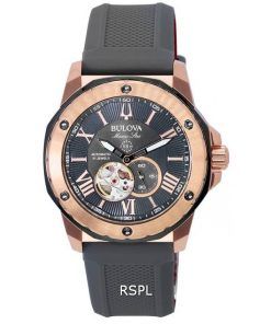 Bulova Marine Star Open Heart Dial Automatic Diver's 98A228 200M Men's Watch
