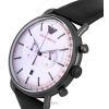 Emporio Armani Aviator Chronograph Silver Dial Quartz AR11384 Mens Watch