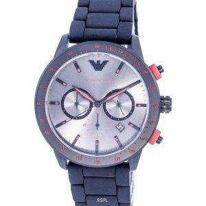 Emporio Armani Mario Chronograph Grey Dial Quartz AR11392 Mens Watch