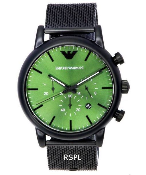 Emporio Armani Luigi Chronograph Green Dial Quartz AR11470 Men's Watch