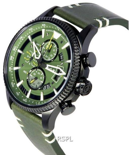 AVI-8 Hawker Hunter Avon Chronograph Charcoal Green Dial Quartz AV-4064-02 Mens Watch