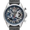 AVI-8 Hawker Harrier II Metador Chronograph Skeleton Grey And Blue Dial Quartz AV-4065-04 Mens Watch