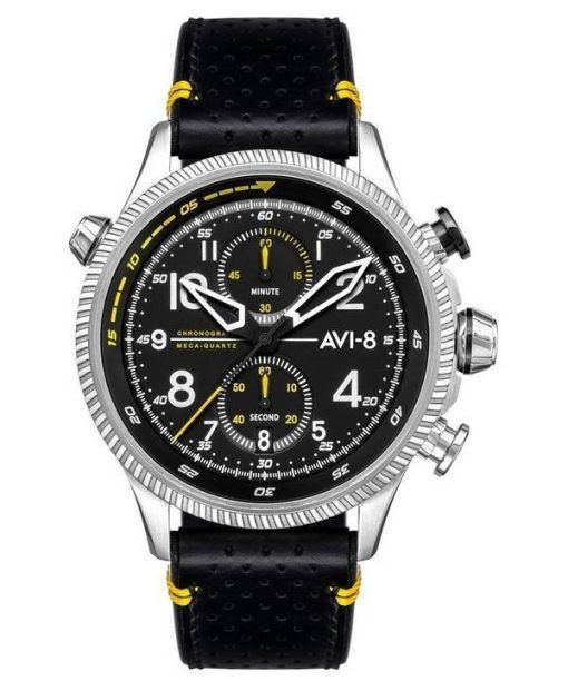 AVI-8 Hawker Hunter Halton Duke Chronograph Black Dial Quartz AV-4080-01 Mens Watch