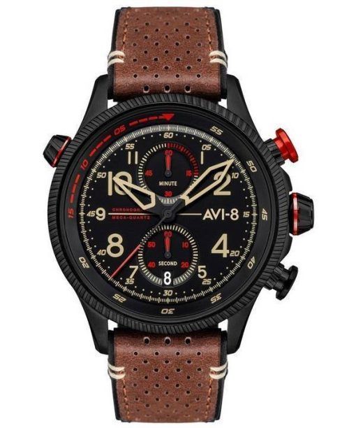 AVI-8 Hawker Hunter Tangmere Duke Chronograph Black Dial Quartz AV-4080-04 Mens Watch