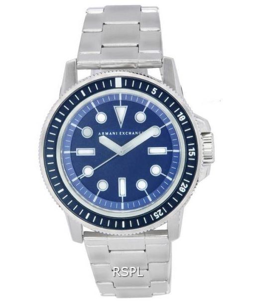 Armani Exchange Stainless Steel Blue Dial Quartz AX1861 Men's Watch