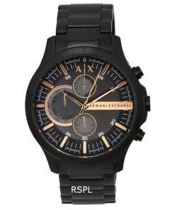 Armani Exchange Hampton Chronograph Black Dial Quartz AX2429 Men's Watch
