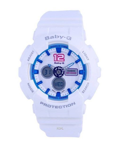 Casio Baby-G Analog Digital Resin Quartz BA-120-7B.G BA120-7 100M Womens Watch