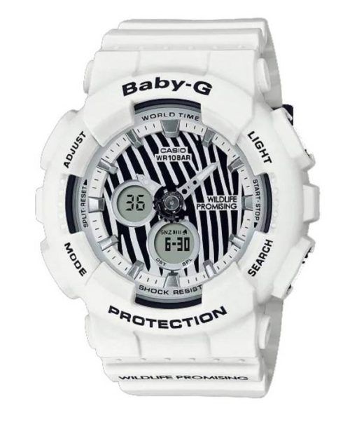 Casio Baby-G Wildlife Limited Edition Analog Digital Quartz BA-120WLP-7A BA120WLP-7 100M Womens Watch