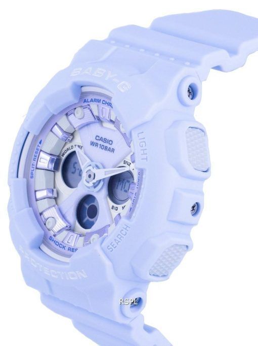 Casio Baby-G Analog Digital Resin Multicolor Dial Quartz BA-130WP-2A BA-130WP-2 100M Womens Watch