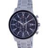 Independent Chronograph Stainless Steel Black Dial Quartz BA2-644-51.G 100M Mens Watch