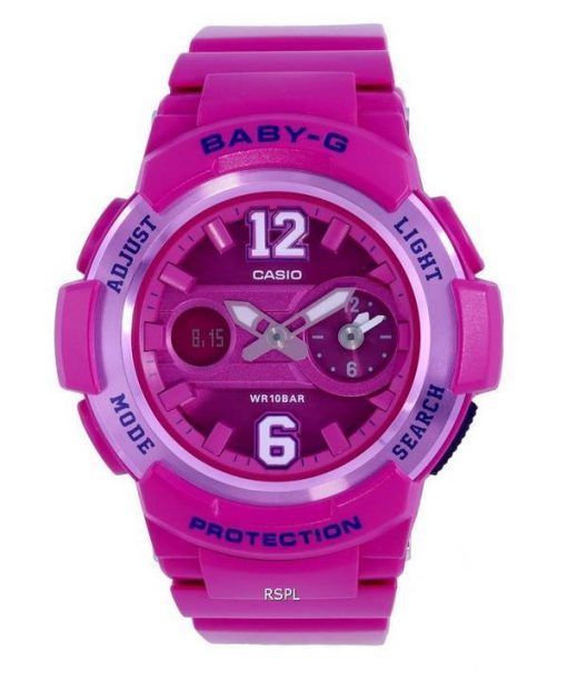 Casio Baby-G Analog Digital Resin Quartz BGA-210-4B2.G BGA210-4B2 100M Womens Watch