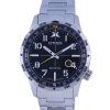 Citizen Aviator Eco-Drive Stainless Steel Black Dial BM7550-87E 100M Mens Watch