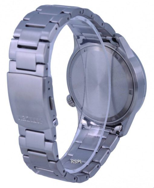 Citizen Aviator Eco-Drive Stainless Steel Black Dial BM7550-87E 100M Mens Watch