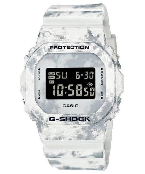 Casio G-Shock Digital Resin White Dial Quartz DW-5600GC-7 DW5600GC-7 200M Mens Watch