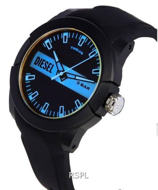 Diesel Double Up Silicon Strap MultiColour Dial Quartz DZ1982 Men's Watch