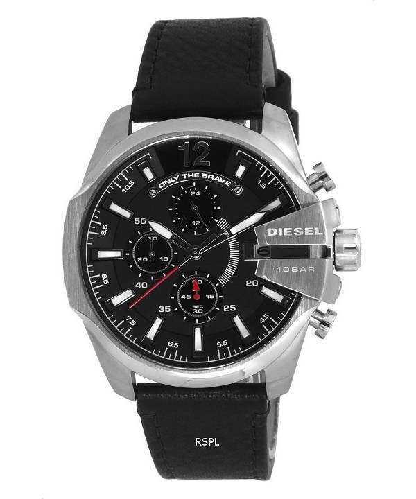 Diesel Baby Chief Chronograph Black Dial Quartz DZ4592 100M Mens Watch