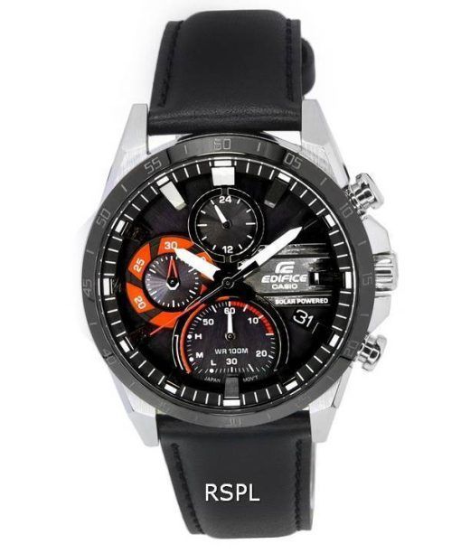 Casio Edifice Smartphone Link Chronograph Black Dial Solar Powered EQS-940BL-1A EQS940BL-1 100M Men's Watch